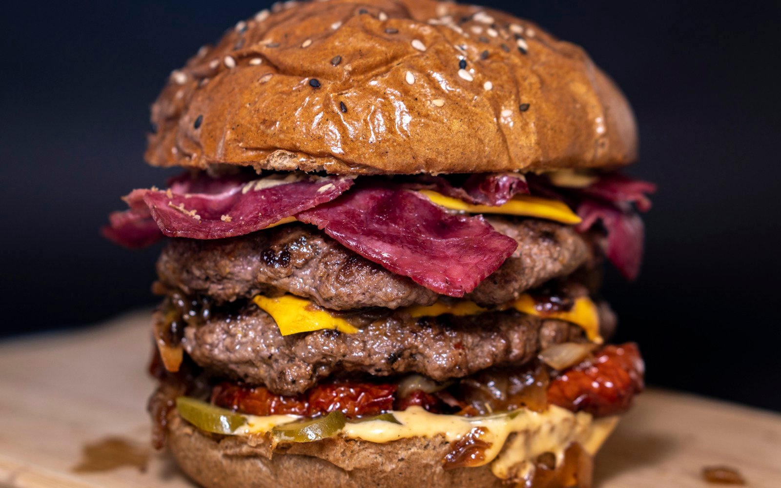 Stacked burger